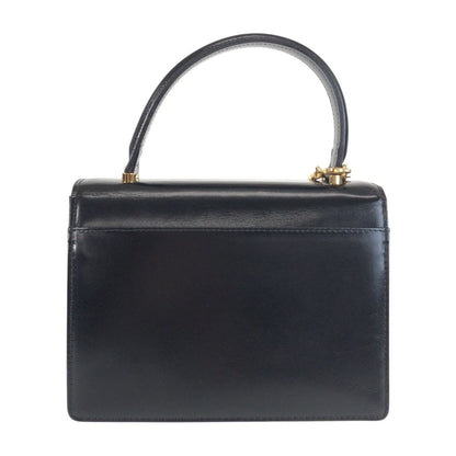 Versace Sunburst Black Gold Leather Handbag — view 2