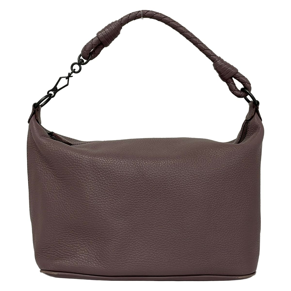 Bottega Veneta Shoulder Bag Purple Leather