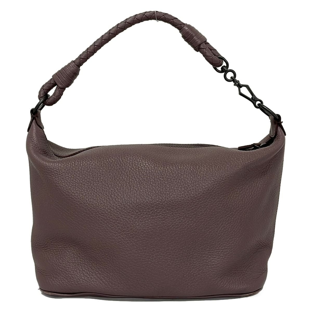 Bottega Veneta Shoulder Bag Purple Leather — view 3