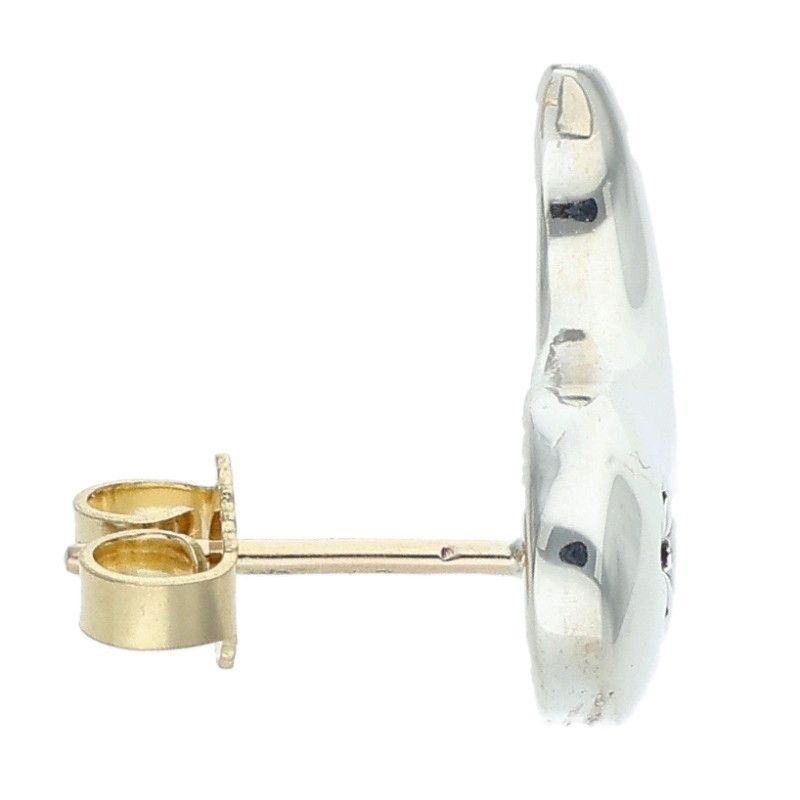 Chrome Hearts Yin Yang Silver Earrings — view 3