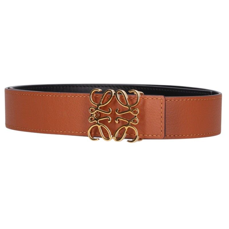Loewe Reversible Anagram Smooth Calfskin Belt — view 2