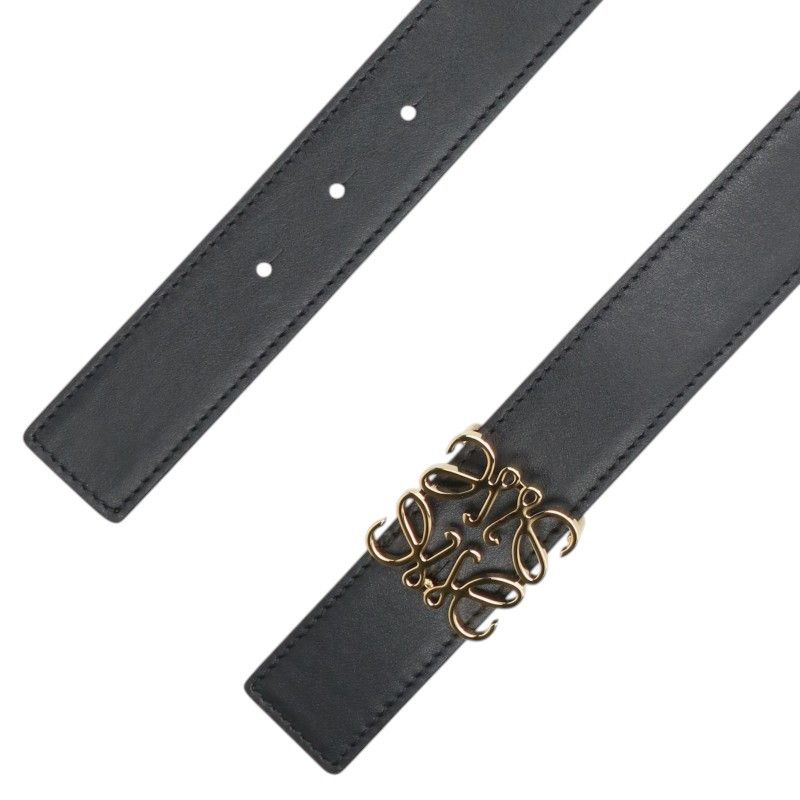 Loewe Reversible Anagram Smooth Calfskin Belt — view 4