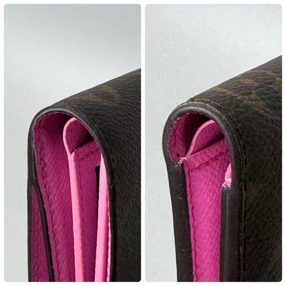 Louis Vuitton Monogram Portefeuille Lisa Bifold Wallet — view 9