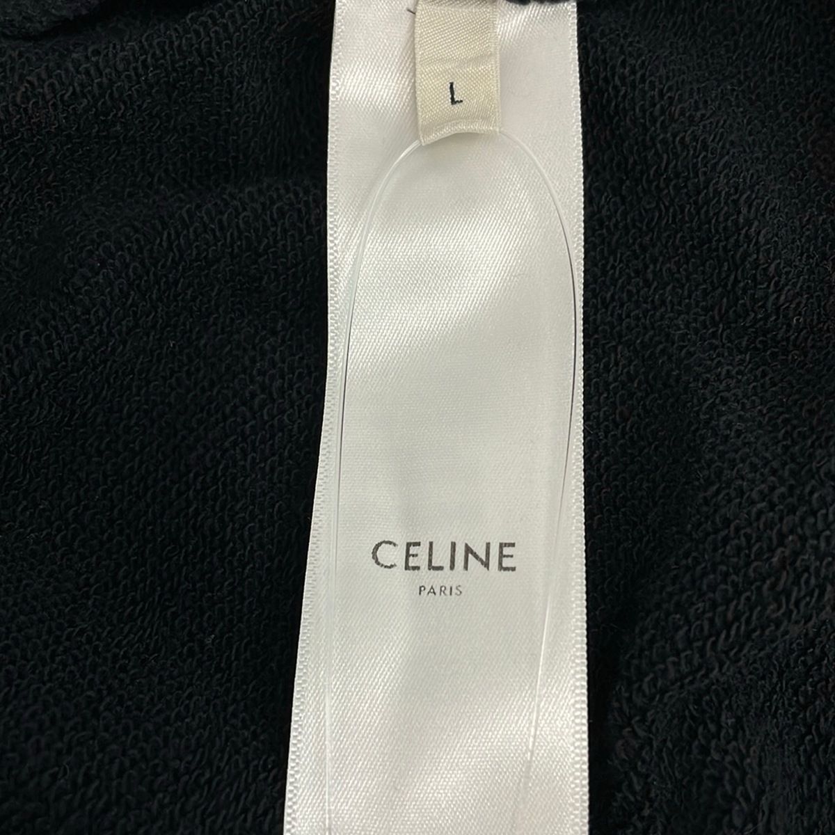 Celine Hoodie L Black White Long Sleeve — view 6