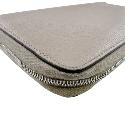Celine Round Zip Logo Wallet