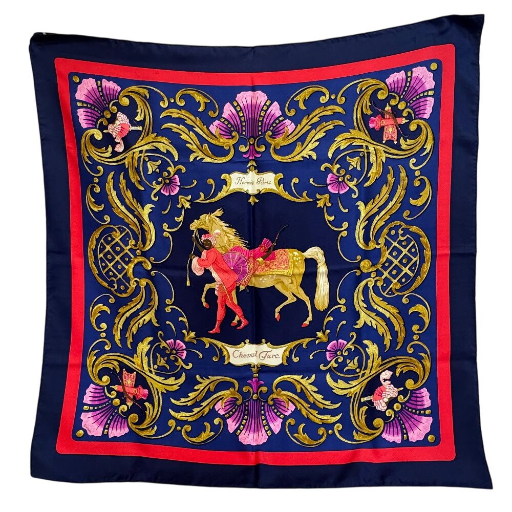Hermes Turkish Horse Carre 90 Scarf