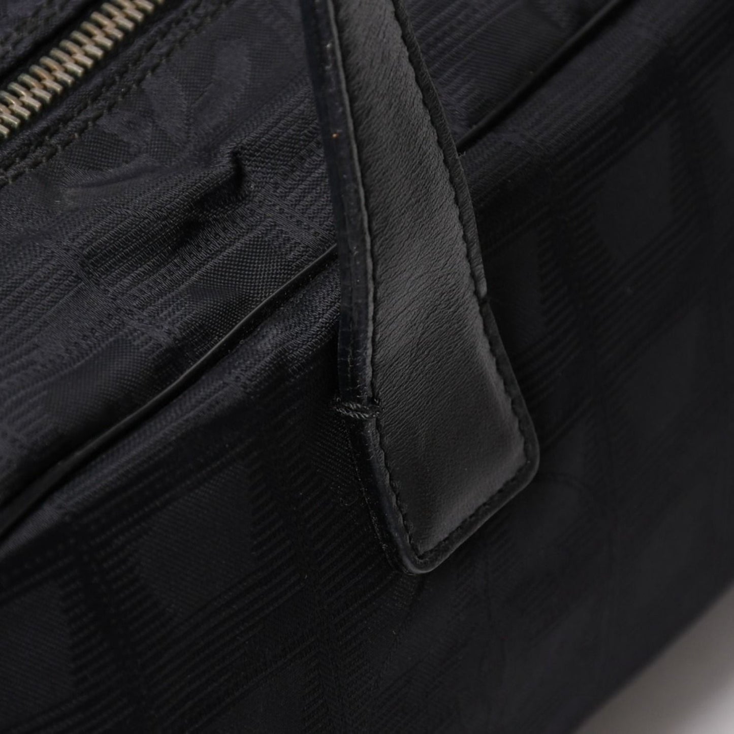 Chanel New Travel Line Mini Andbag Black CC Logo Nylon Jacquard Gold — view 5