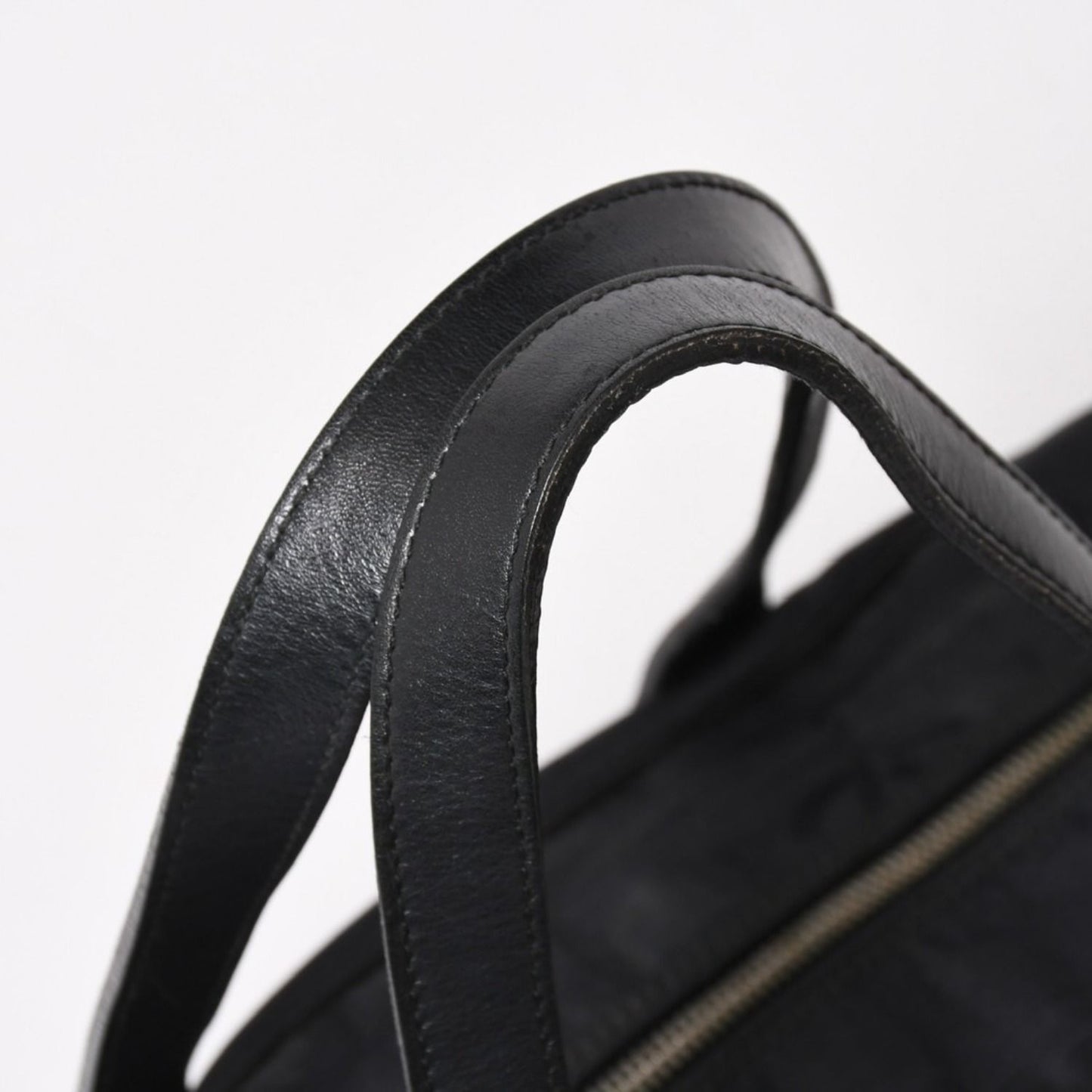 Chanel New Travel Line Mini Andbag Black CC Logo Nylon Jacquard Gold — view 7