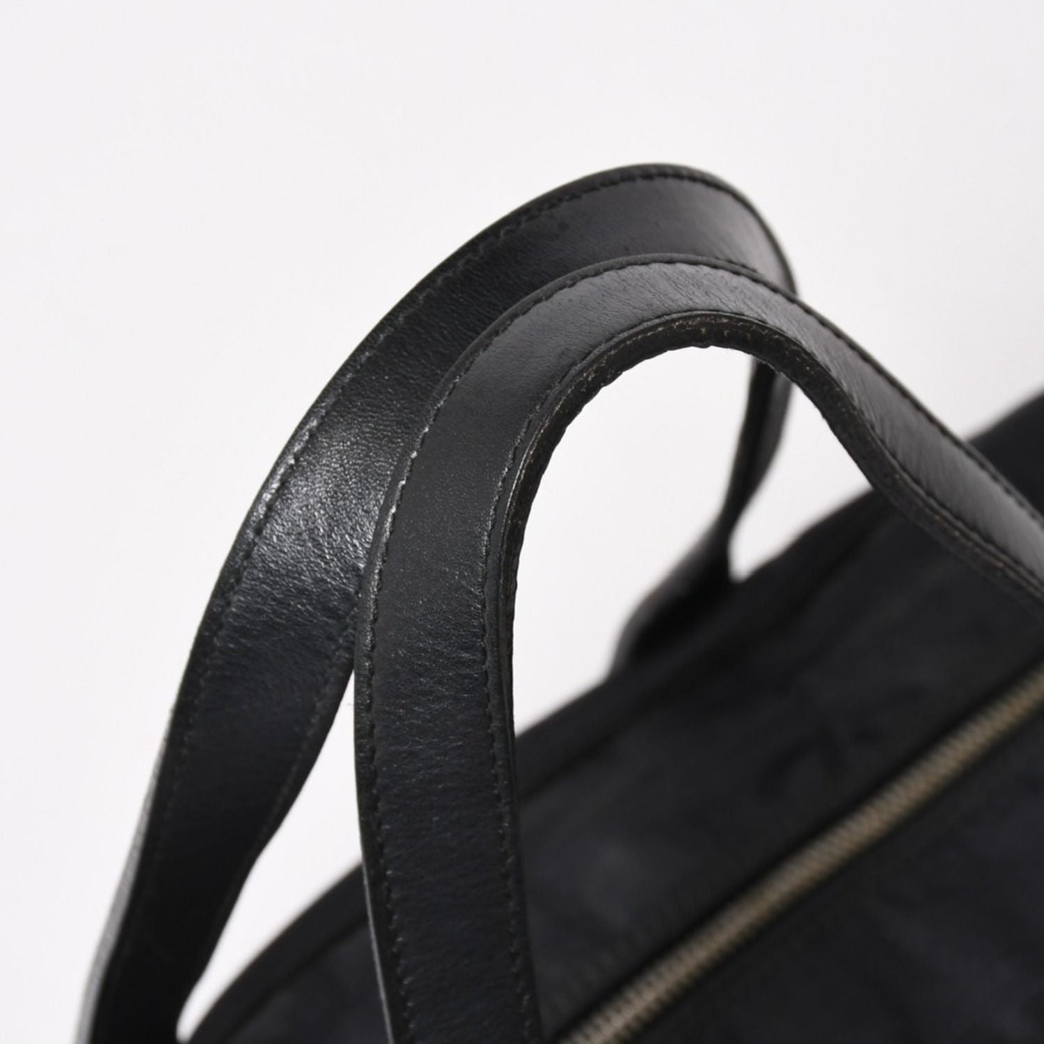 Chanel New Travel Line Mini Andbag Black CC Logo Nylon Jacquard Gold — view 7