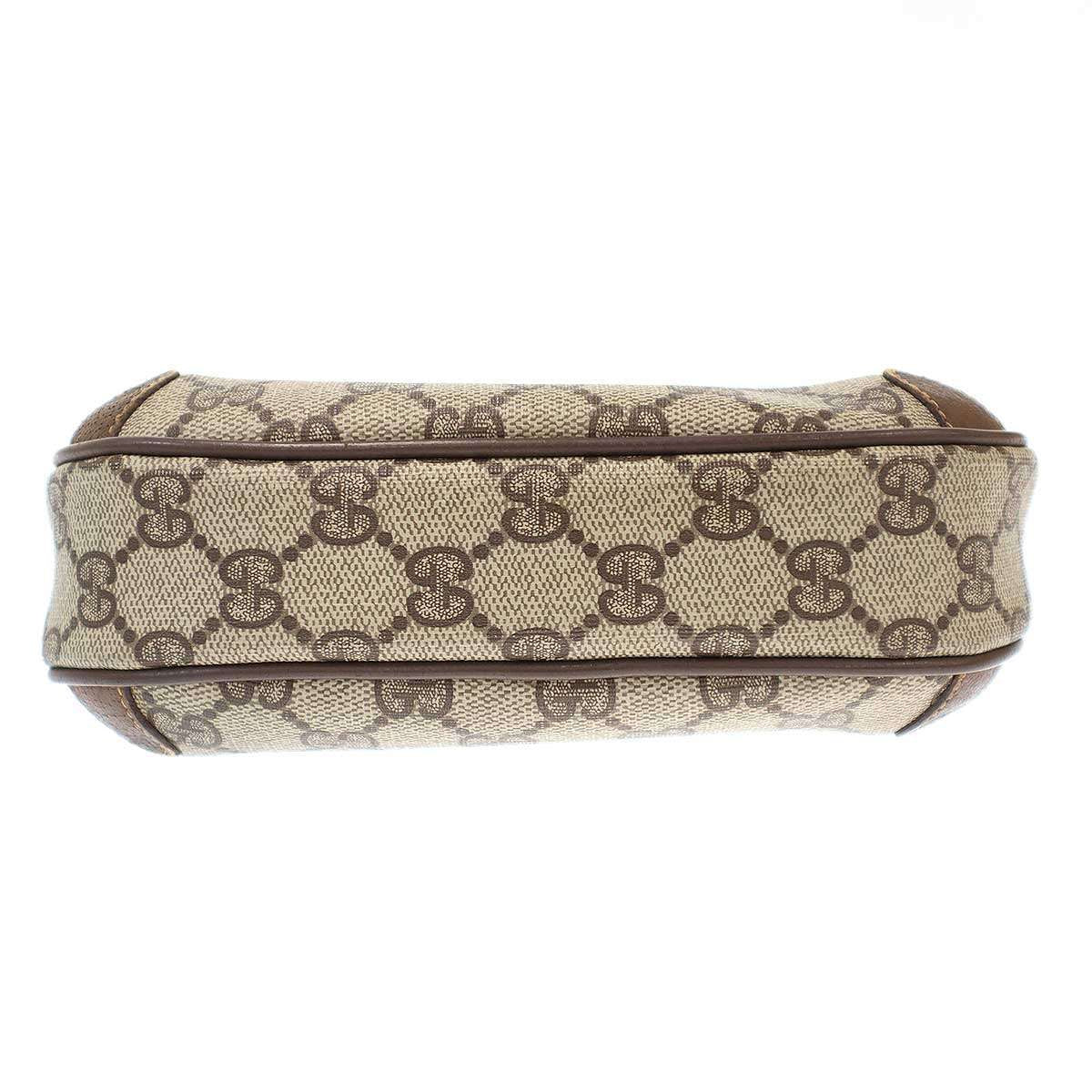 Gucci Vintage GG Supreme Sherry Line Mini Shoulder Bag Brown — view 5
