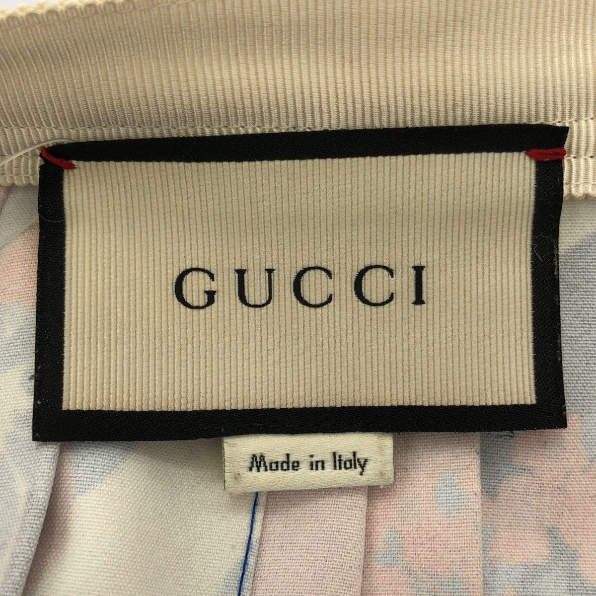 Gucci Cruise Botanical Satin Pleated Skirt Mix 40 — view 3