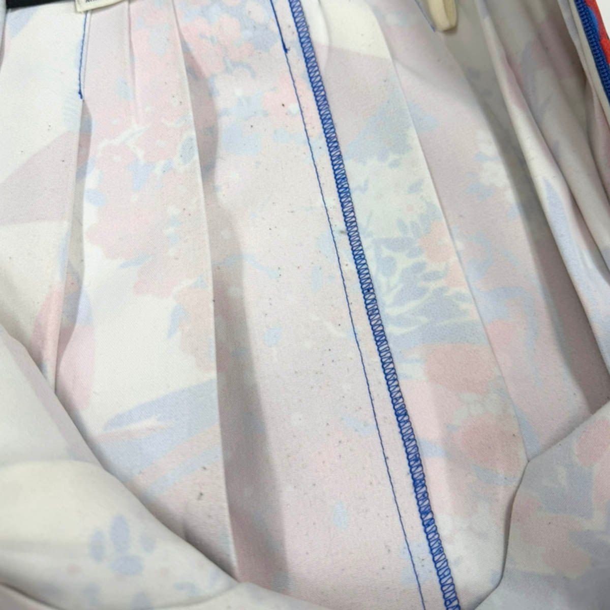 Gucci Cruise Botanical Satin Pleated Skirt Mix 40 — view 6