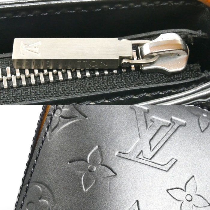Louis Vuitton Fowler Handbag Monogram Mat Black Second — view 7