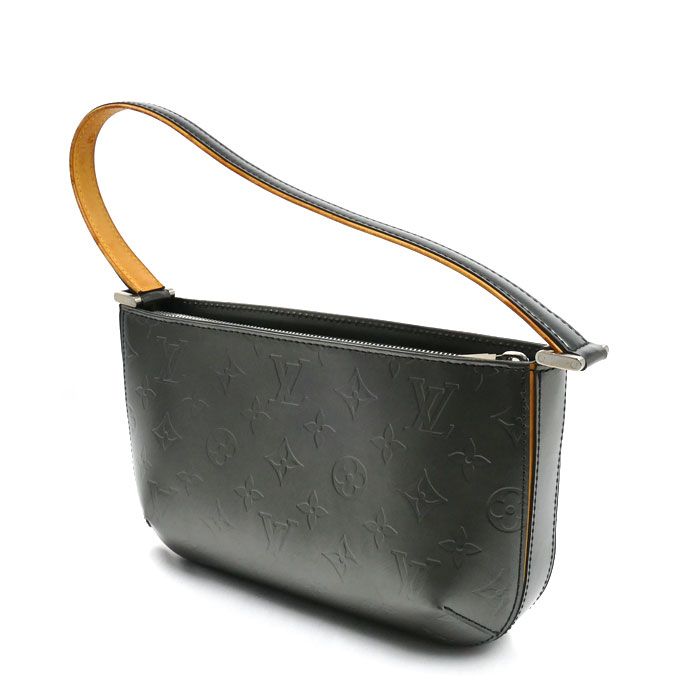 Louis Vuitton Fowler Handbag Monogram Mat Black Second — view 2
