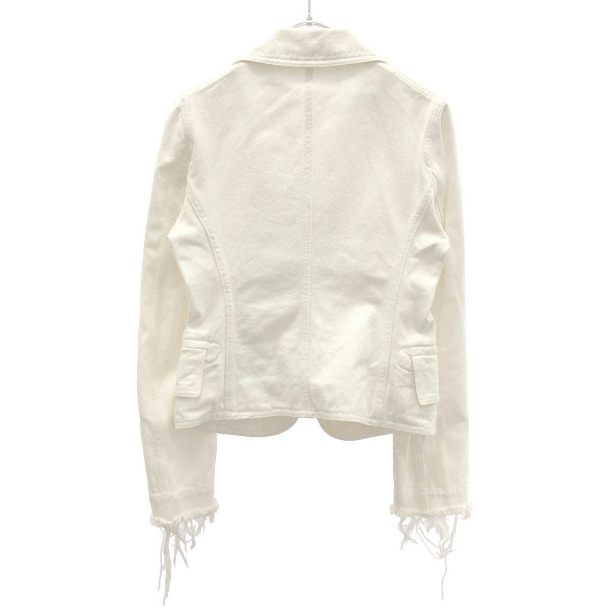 Gucci by Tom Ford Denim Tailored Jacket White 40 — view 2