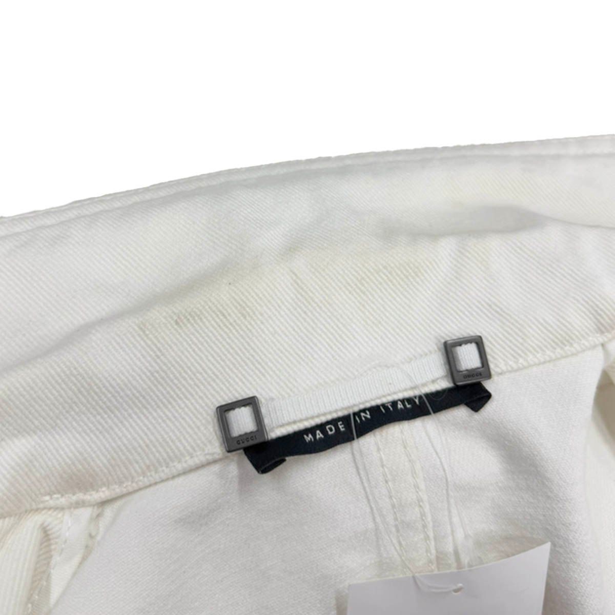 Gucci by Tom Ford Denim Tailored Jacket White 40 — view 8