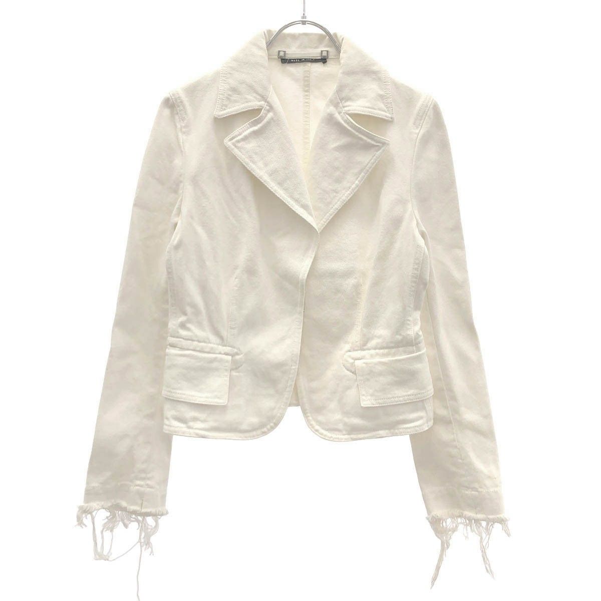 Gucci by Tom Ford Denim Tailored Jacket White 40