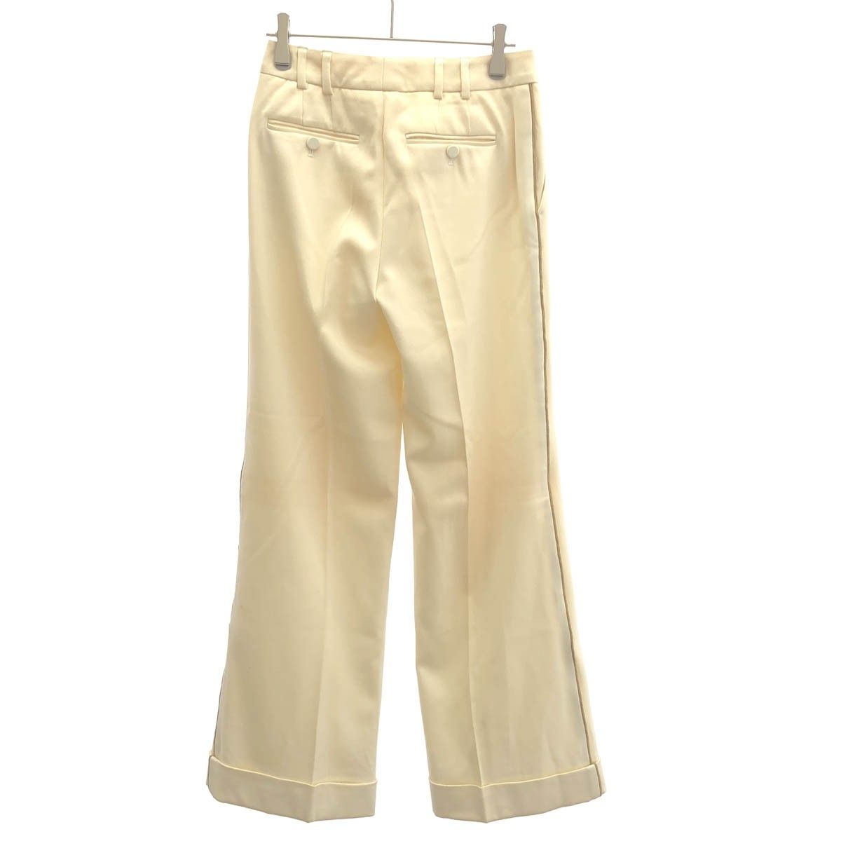 Gucci Side Line Tuxedo Pants Ivory 36 — view 2