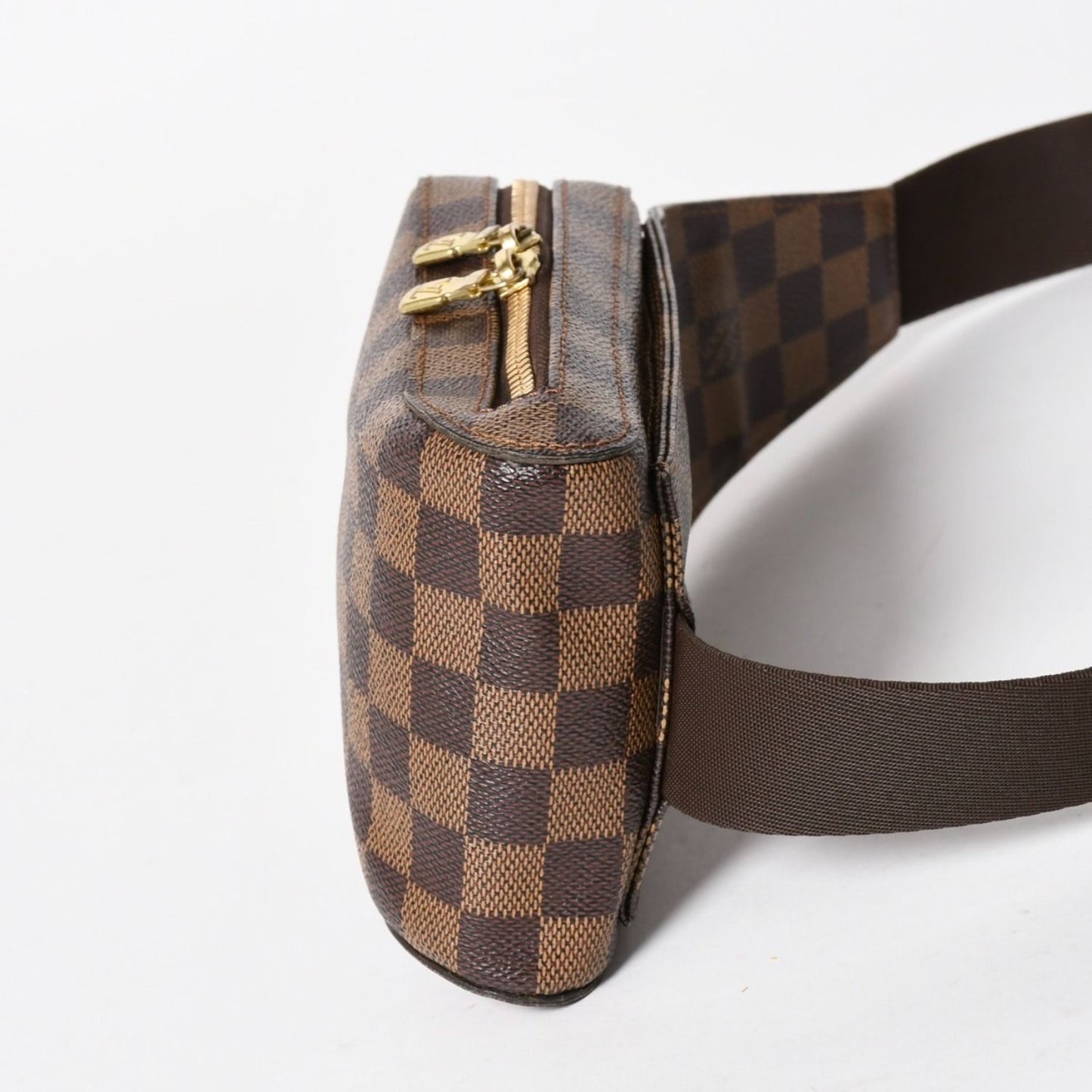 Louis Vuitton Geronimos Waist Bag Damier Brown Gold — view 4
