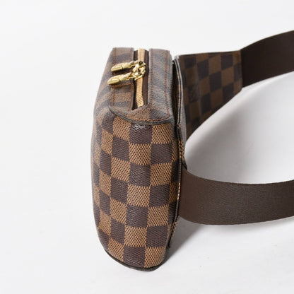 Louis Vuitton Geronimos Waist Bag Damier Brown Gold — view 4