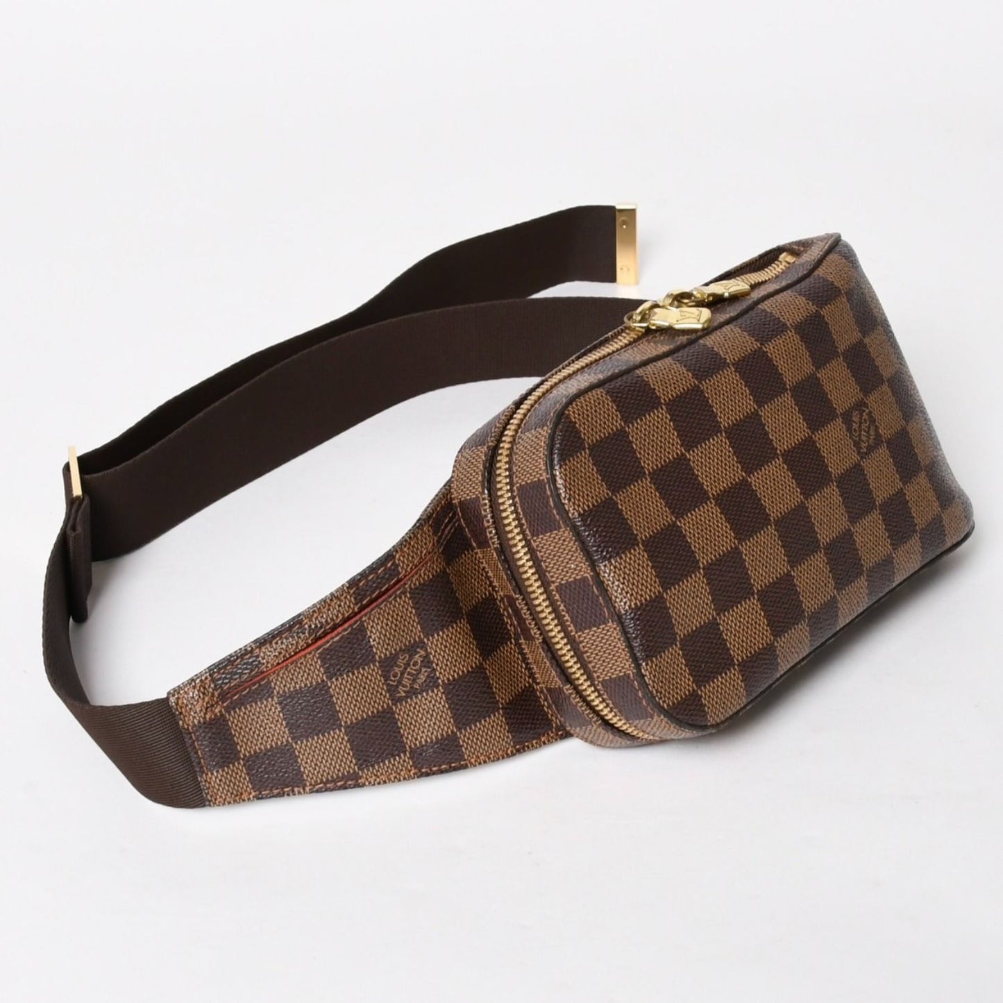 Louis Vuitton Geronimos Waist Bag Damier Brown Gold — view 3