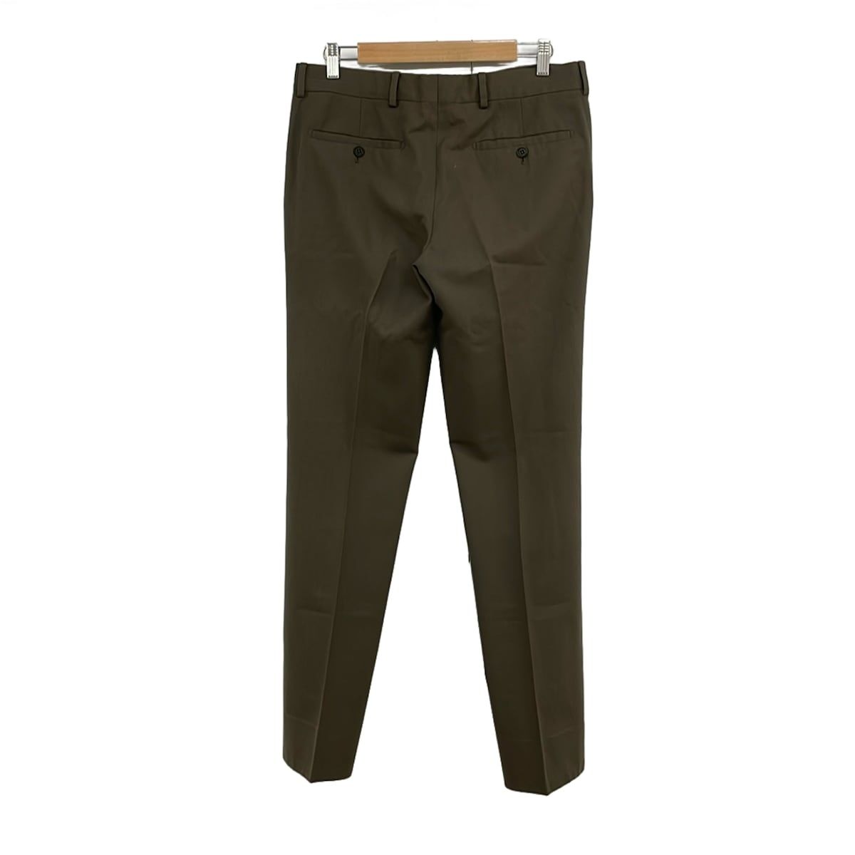 Hermes Pants 40 S Gray Beige Full Length — view 2
