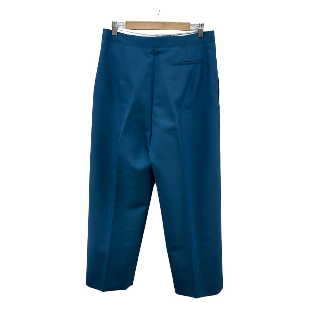 Celine Pants 42 L Blue Full Length Mohair Blend — view 2
