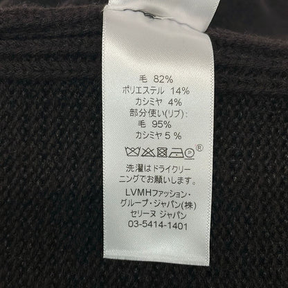 Celine Cardigan M Dark Brown Long Sleeve Big Silhouette — view 4