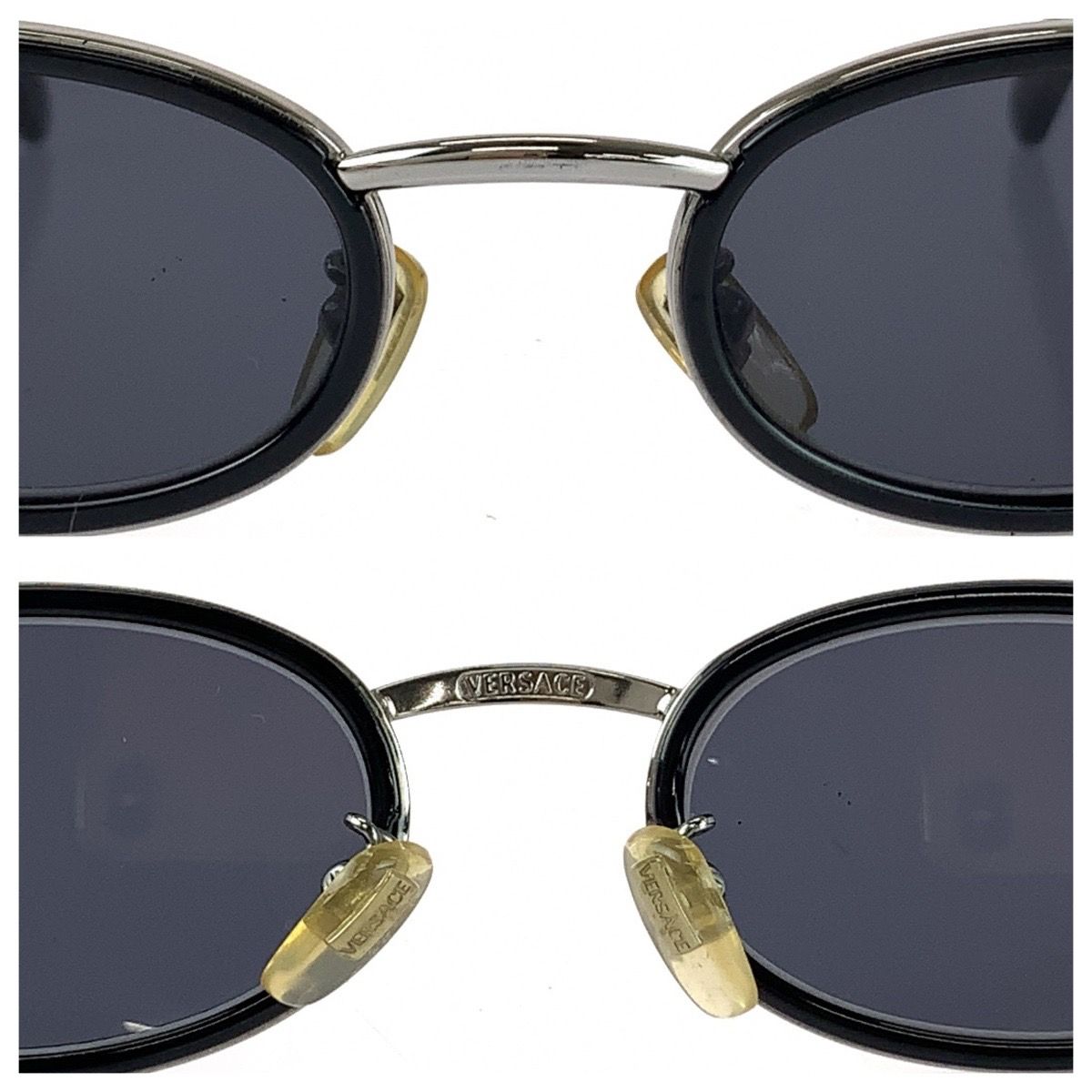 Loewe Vintage Medusa Black Silver Acetate Metal Mod Sunglasses Eyewear — view 5