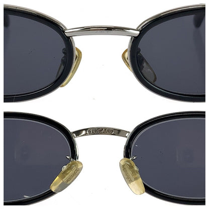 Loewe Vintage Medusa Black Silver Acetate Metal Mod Sunglasses Eyewear — view 5