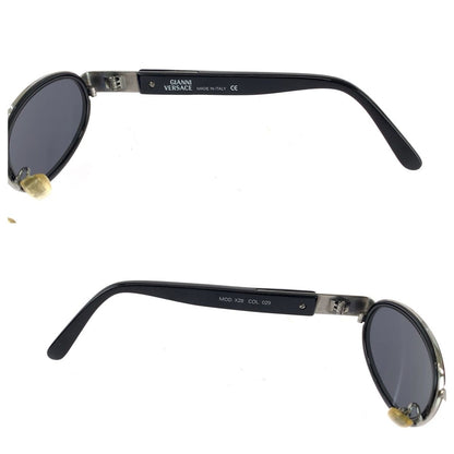 Loewe Vintage Medusa Black Silver Acetate Metal Mod Sunglasses Eyewear — view 6