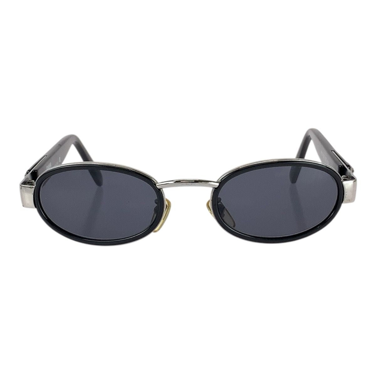 Loewe Vintage Medusa Black Silver Acetate Metal Mod Sunglasses Eyewear — view 2
