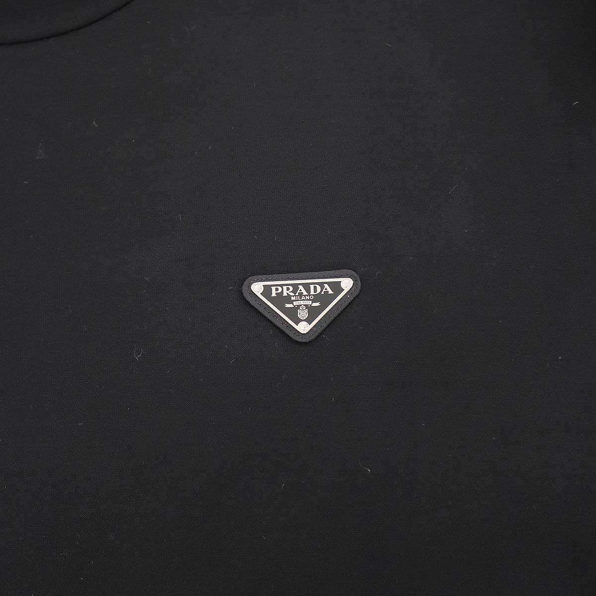 Prada Technical Cotton Sweatshirt Shirt Black — view 7