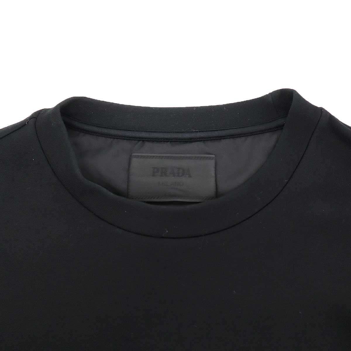 Prada Technical Cotton Sweatshirt Shirt Black — view 4