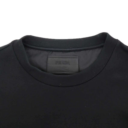 Prada Technical Cotton Sweatshirt Shirt Black — view 4