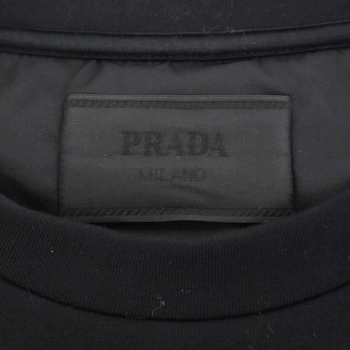 Prada Technical Cotton Sweatshirt Shirt Black — view 3