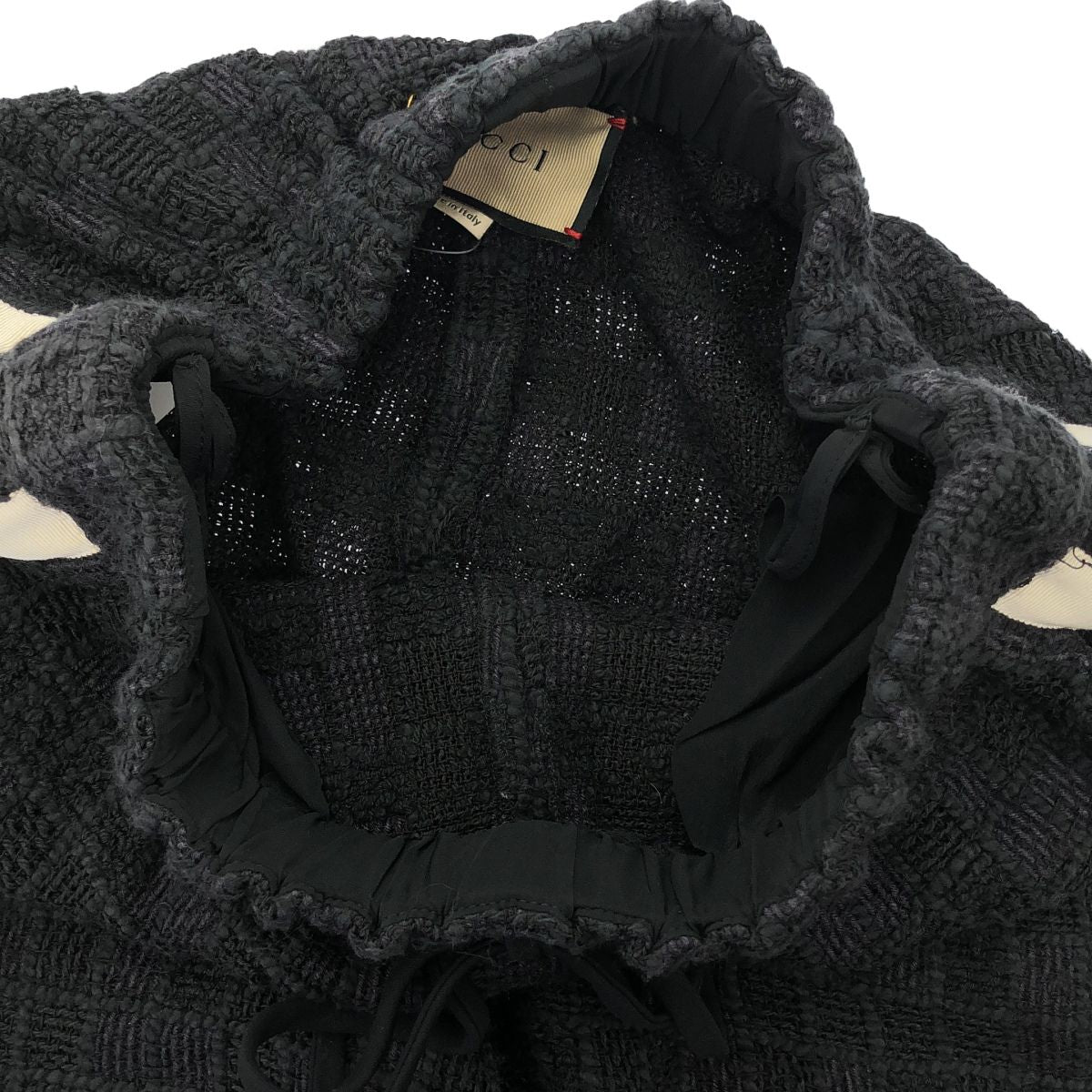 Gucci Sample Side Button Line Easy Pants Zansi Black — view 4
