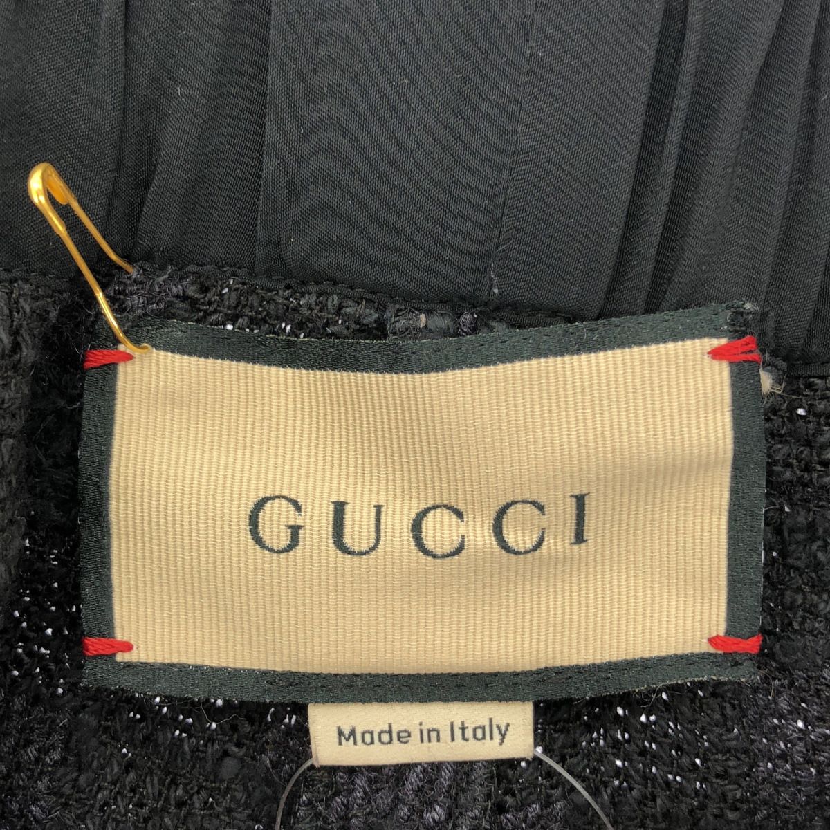 Gucci Sample Side Button Line Easy Pants Zansi Black — view 3