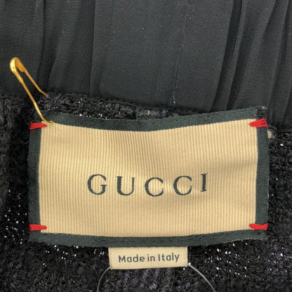 Gucci Sample Side Button Line Easy Pants Zansi Black — view 3
