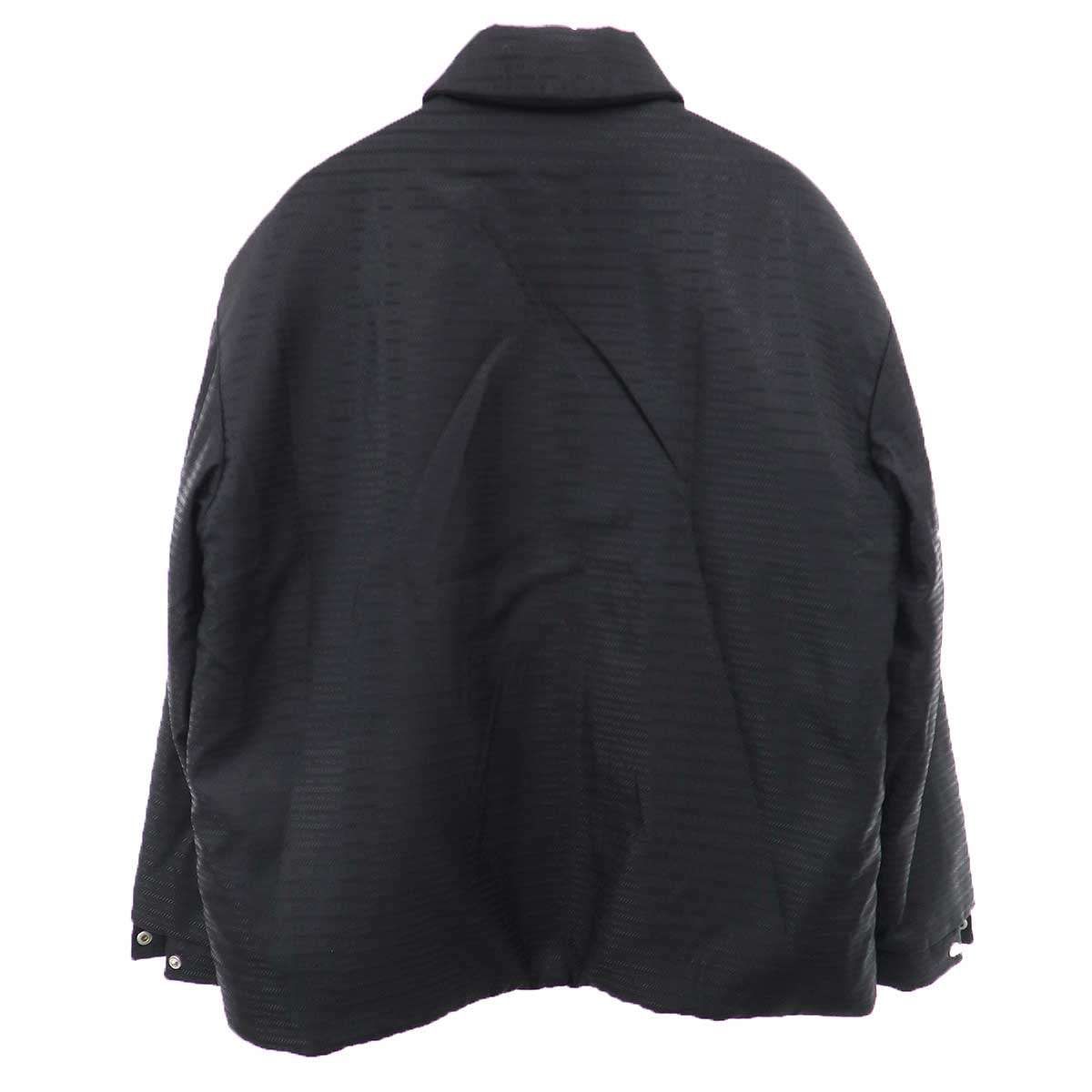 Prada Re-Nylon Patted Shirt Jacket Black — view 2