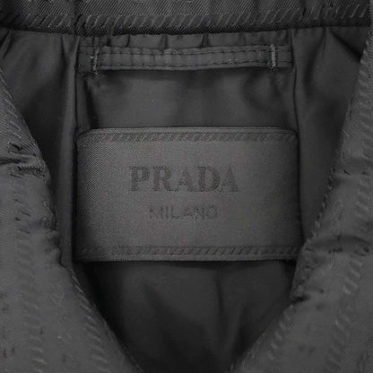 Prada Re-Nylon Patted Shirt Jacket Black — view 3