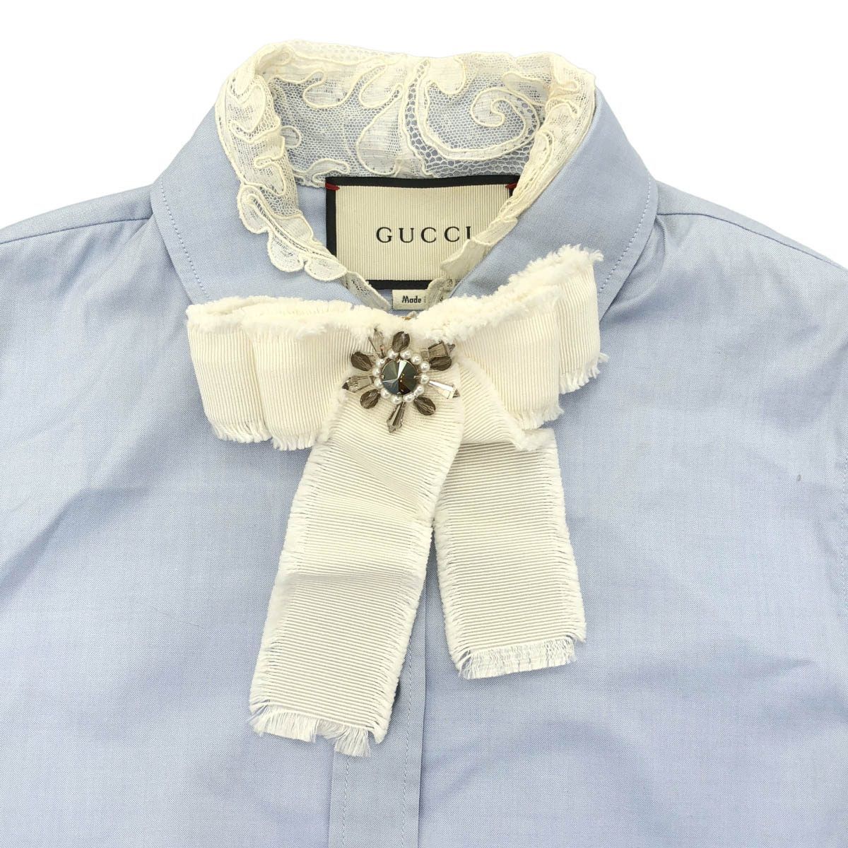 Gucci Lace Bijou Shirt — view 4