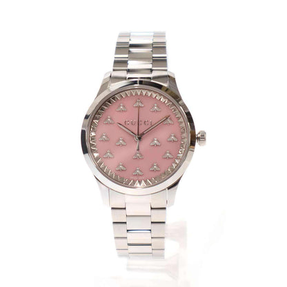Gucci G-Timeless 32 Watch Silver Pink — view 2