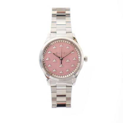 Gucci G-Timeless 32 Watch Silver Pink — view 3