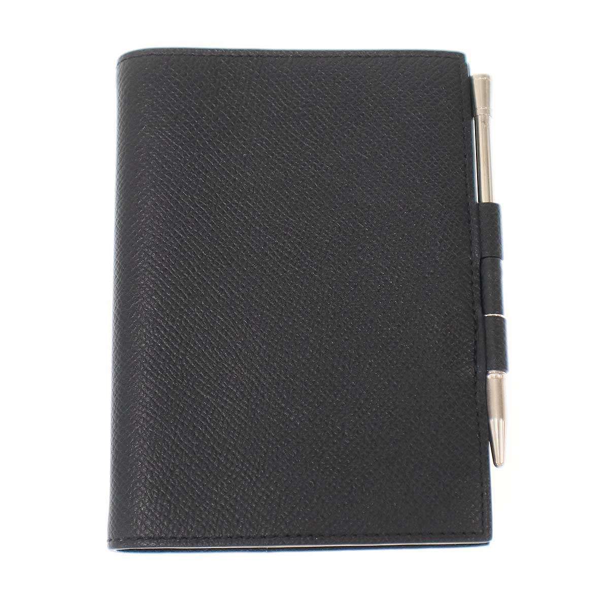 Hermes Agenda GM Pen Cover Case Black