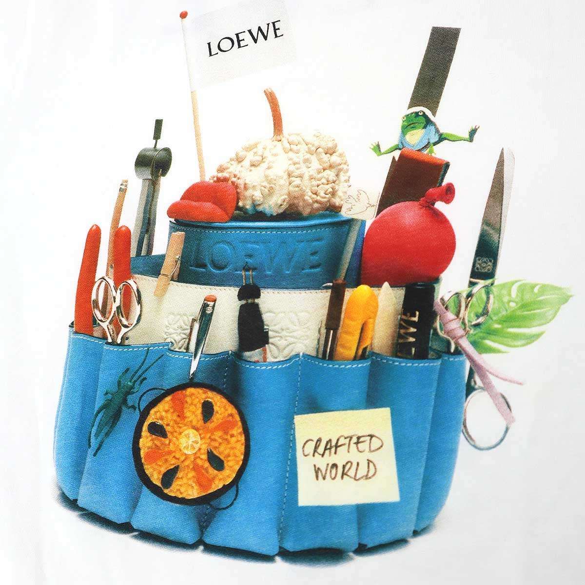 Loewe Crafted World Limited Print T-Shirt White — view 5