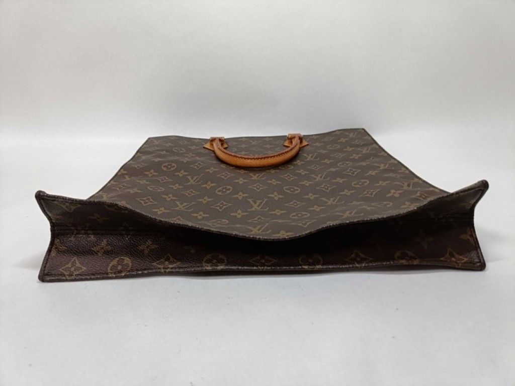 Louis Vuitton Handbag Sac Plat Brown Monogram Tote — view 3