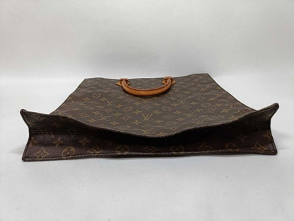 Louis Vuitton Handbag Sac Plat Brown Monogram Tote — view 3