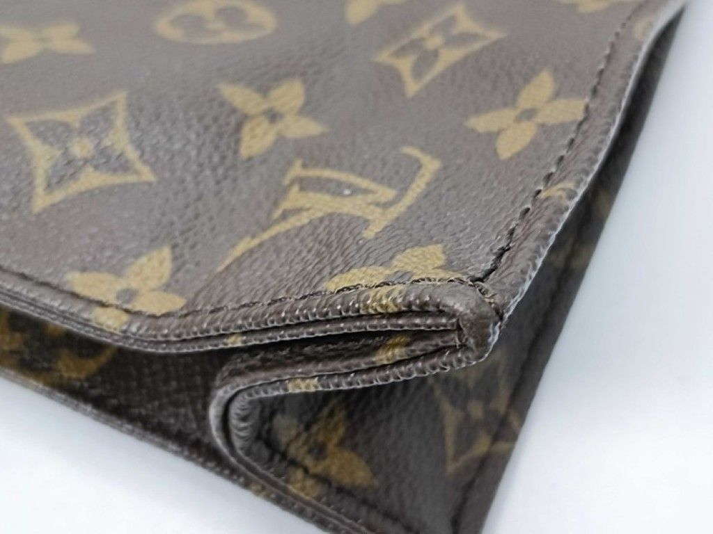 Louis Vuitton Handbag Sac Plat Brown Monogram Tote — view 6