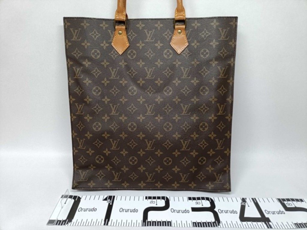 Louis Vuitton Handbag Sac Plat Brown Monogram Tote — view 2